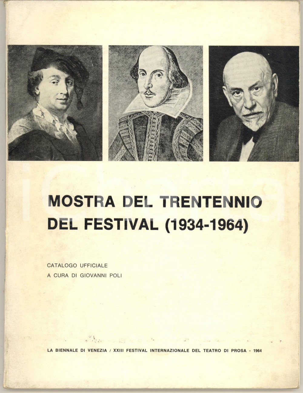 Libro, pubblicazione d epoca 1964 BIENNALE DI VENEZIA  TEATRO  Mostra del Trentennio del Festival Catalogo 1