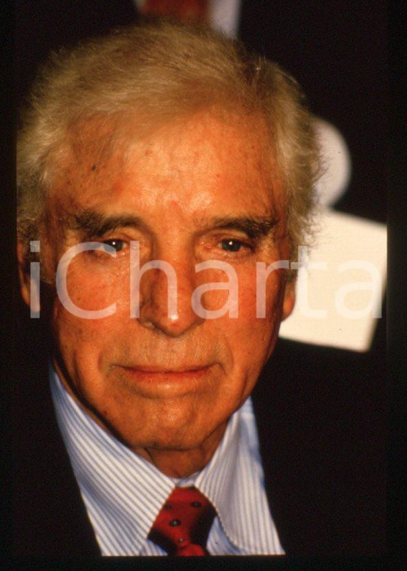 Fotografia d epoca originale 1988 MILANO Burt LANCASTER  35 mm vintage slide 25 1