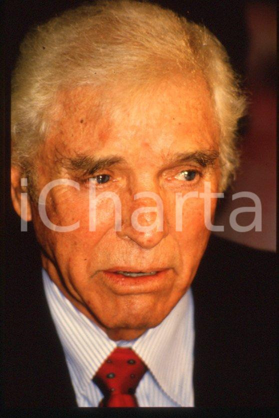 Fotografia d epoca originale 1988 MILANO Burt LANCASTER  35 mm vintage slide 26 1