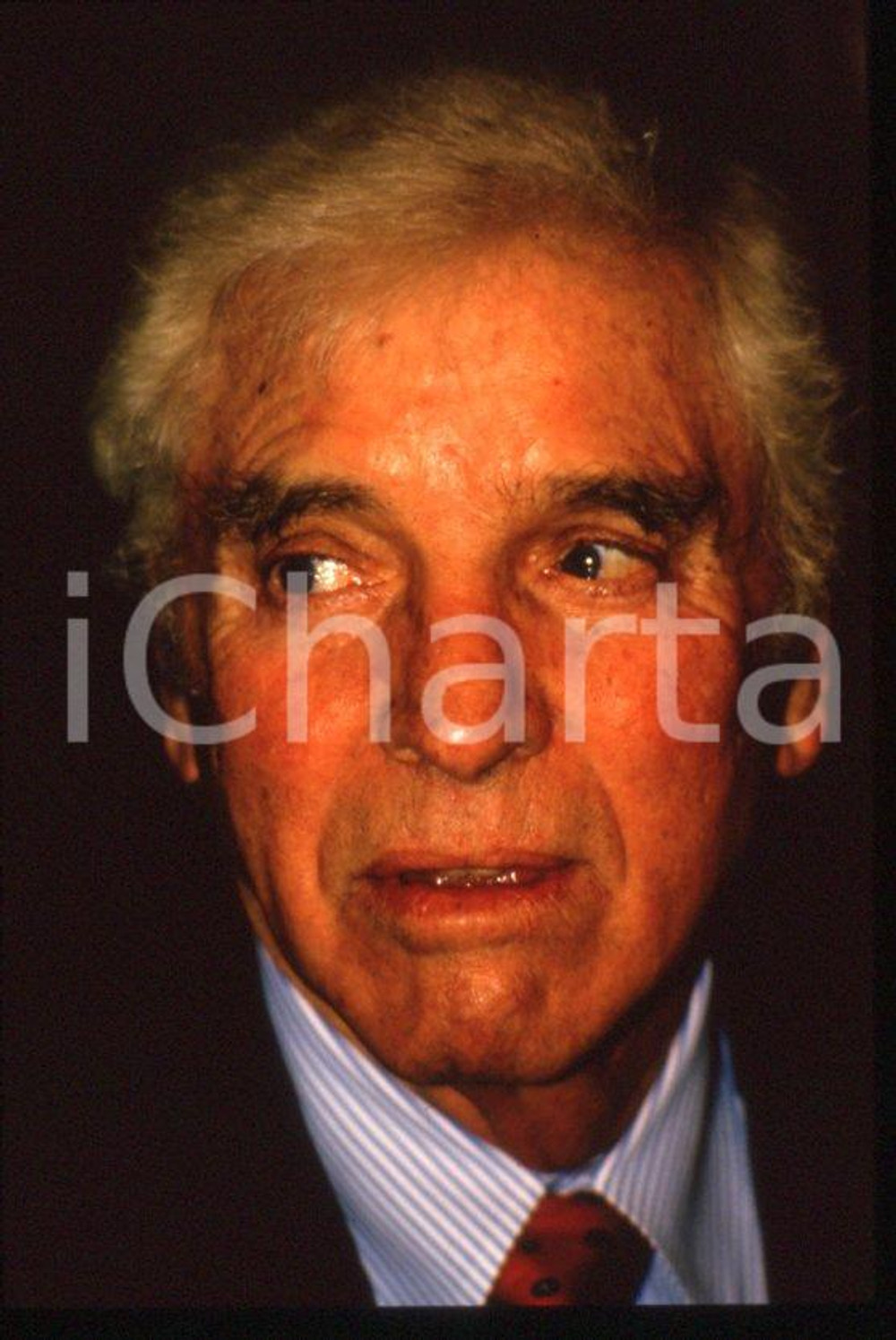 Fotografia d epoca originale 1988 MILANO Burt LANCASTER  35 mm vintage slide 29 1