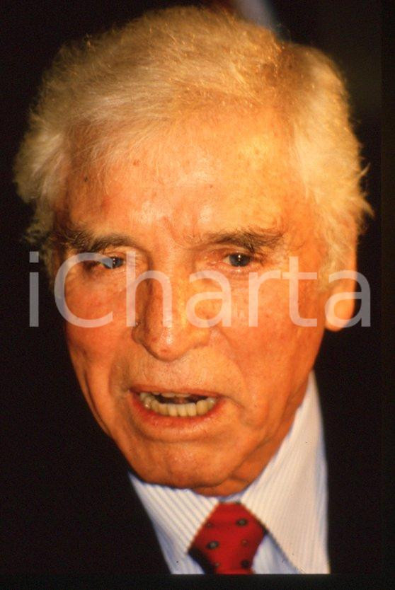 Fotografia d epoca originale 1988 MILANO Burt LANCASTER  35 mm vintage slide 32 1