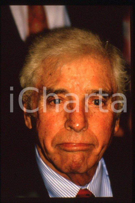 Negativo, diapositiva originale 1988 MILANO Burt LANCASTER  35 mm vintage slide 24 1
