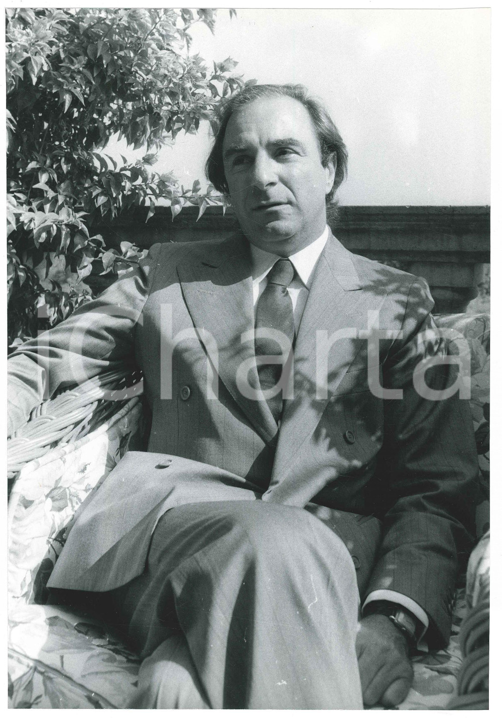 Fotografia d epoca originale 1990 ca ITALIA Pier Maria FURLAN psichiatra  Ritratto Foto 20x29 cm 2 1