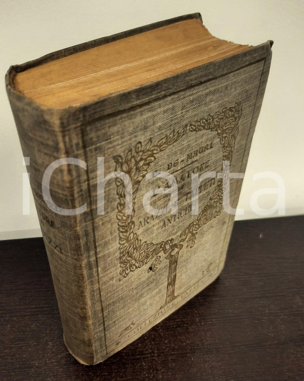 Libro, pubblicazione d epoca 1908 L. DE MAURI L amatore di arazzi e tappeti antichi Editore Lattes 1