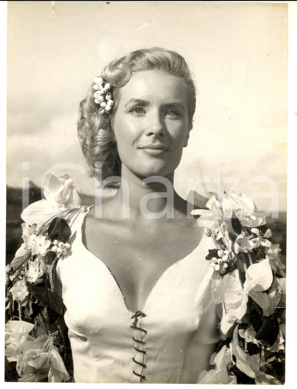 Fotografia d epoca originale 1957 CINEMA The Admirable Crichton Sally Ann HOWES nei panni di Lady Mary 1