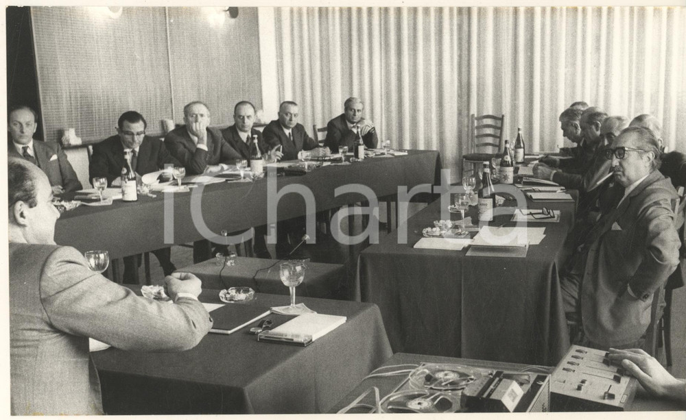 Fotografia d epoca originale 1975 ca MILANO Dirigenza azienda SNIA VISCOSA Foto Carlo CISVENTI 2 1