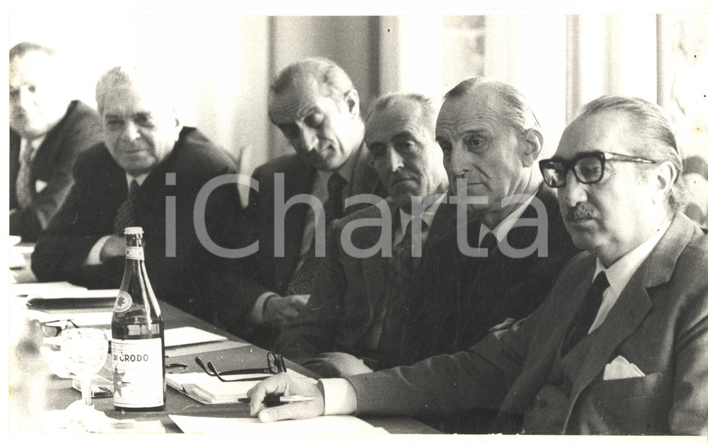 Fotografia d epoca originale 1975 ca MILANO Dirigenza azienda SNIA VISCOSA Foto Carlo CISVENTI 4 1