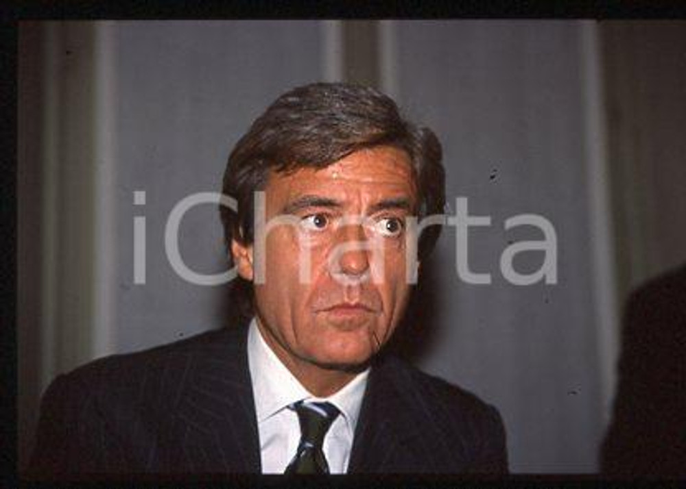 Fotografia d epoca originale Piero TESTONI  ITALY Portrait of a journalist 2000 ca  35 mm vintage slide 2 1