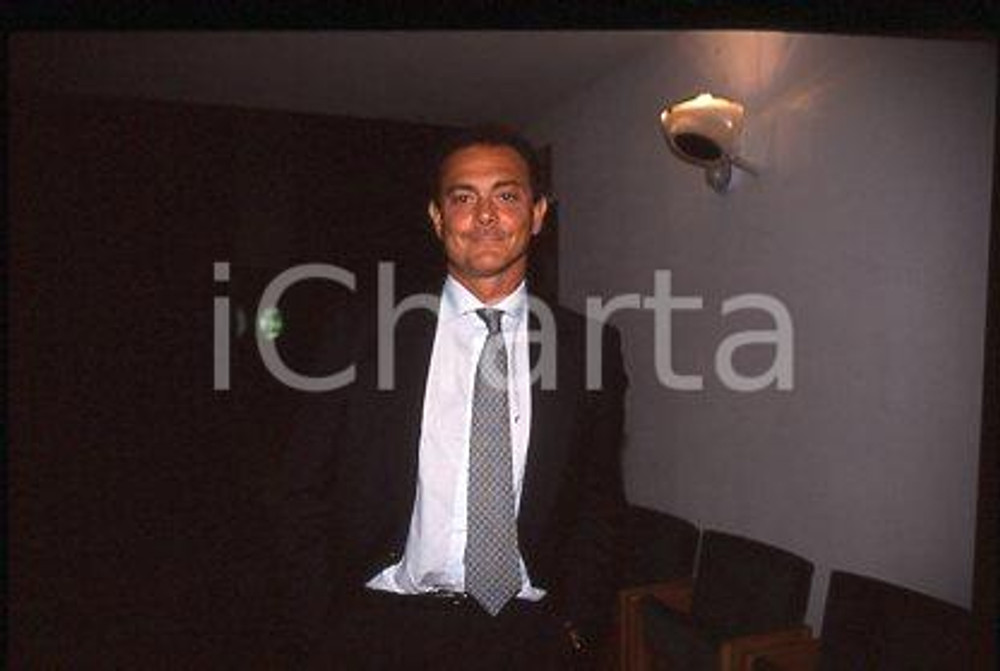 Fotografia d epoca originale Michele GARUFI  ITALY Portrait of a Manager 2000 ca  35 mm vintage slide 5 1