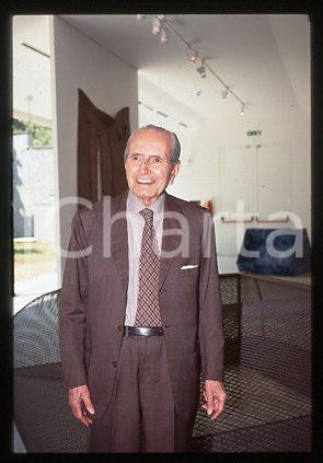 Fotografia d epoca originale Ignazio GARDELLA  ITALIA Ritratto dell architetto 1990ca 35mm vintage slide 20 1