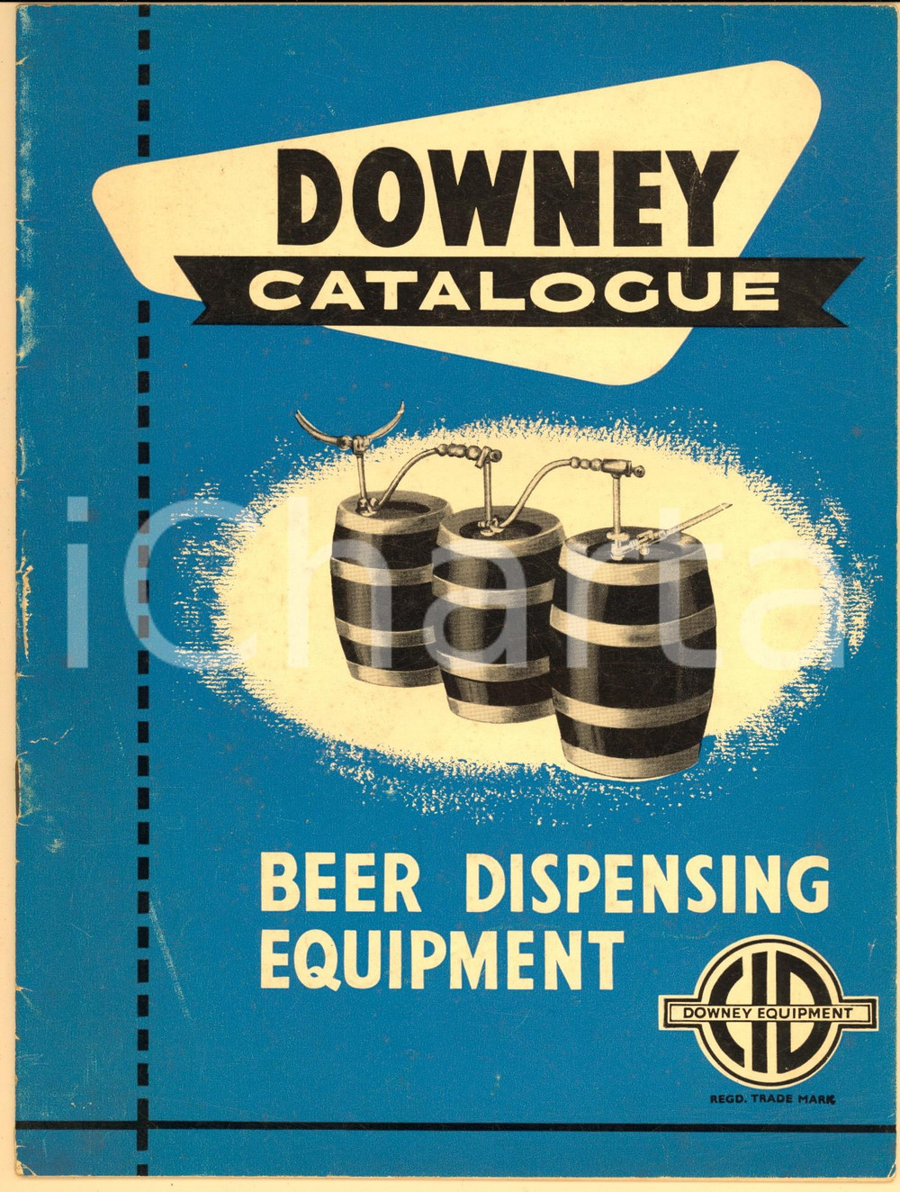 Materiale pubblicitario d’epoca 1950 ca USA  DOWNEY EQUIPMENT Beer dispensing equipment Catalogue 1