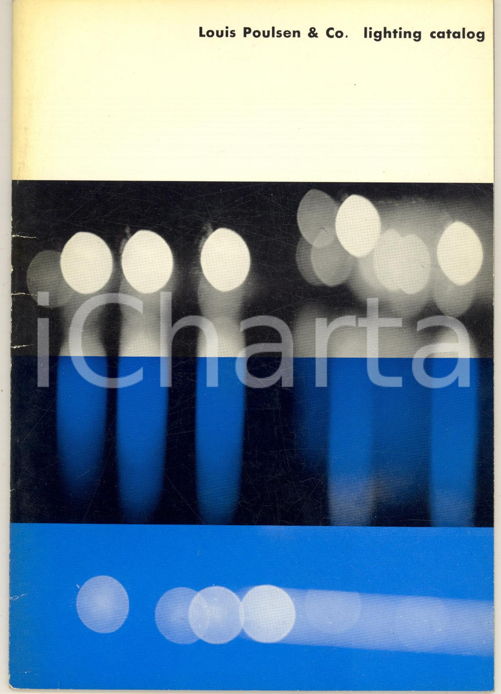 Materiale pubblicitario d’epoca 1959 COPENAGHEN  LOUIS POULSEN & Co.  Lighting catalog 44 pp. 1