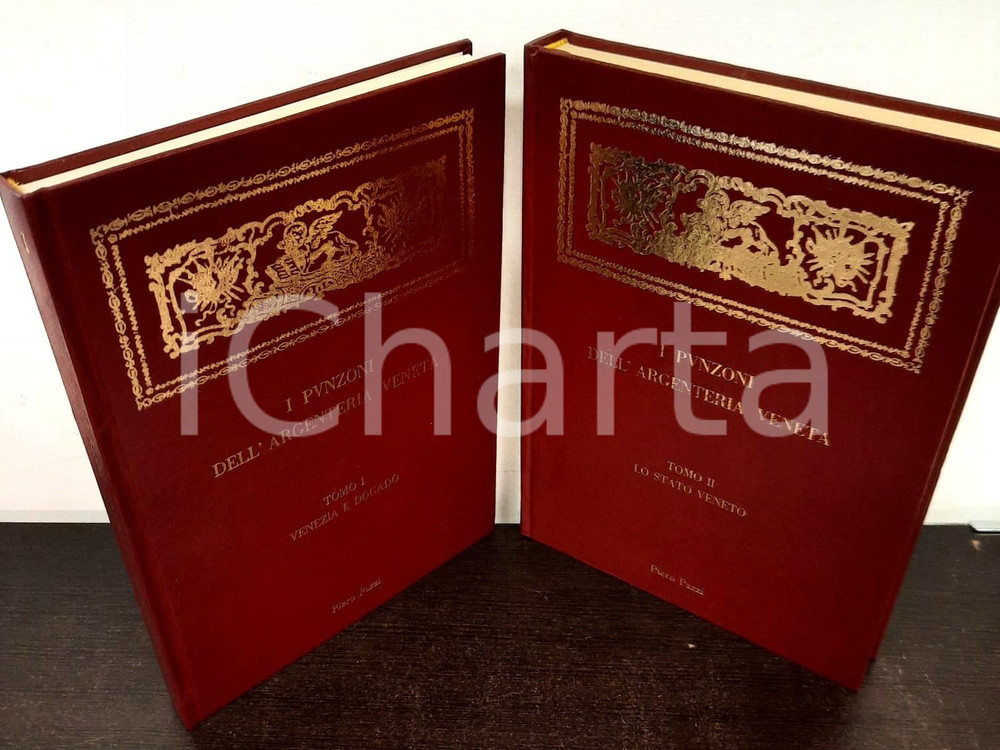 Libro, pubblicazione d epoca 1992 Piero PAZZI I punzoni dell argenteria e oreficeria veneta 2 voll. 1