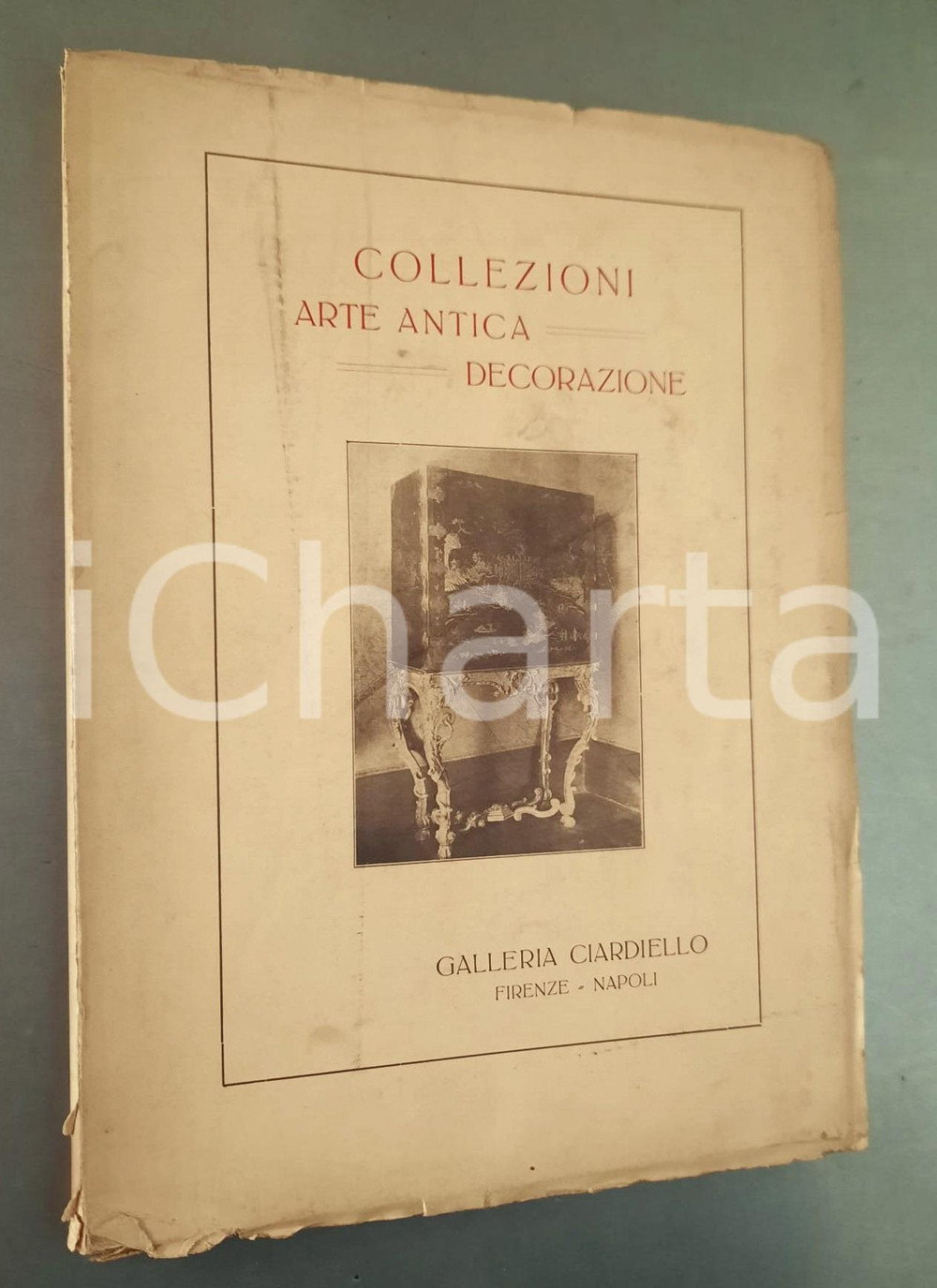 Libro, pubblicazione d epoca 1929 Galleria CIARDIELLO di FIRENZE  Catalogo asta collezioni villino ROMA 1