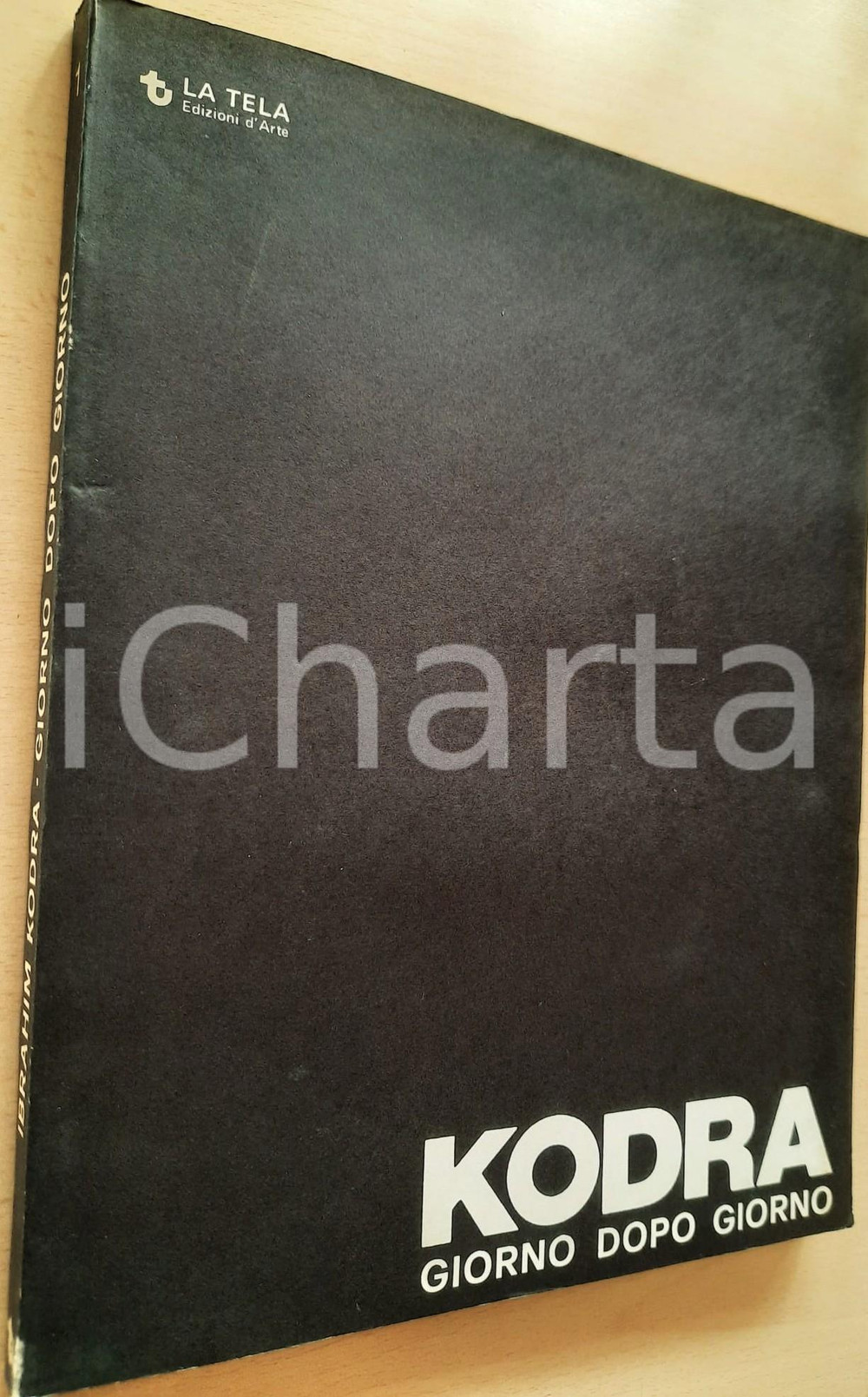 Libro, pubblicazione d epoca 1976 Virgilio ANASTASI  Ibrahim Kodra. Giorno dopo giorno 2 DISEGNI AUTOGRAFI 1