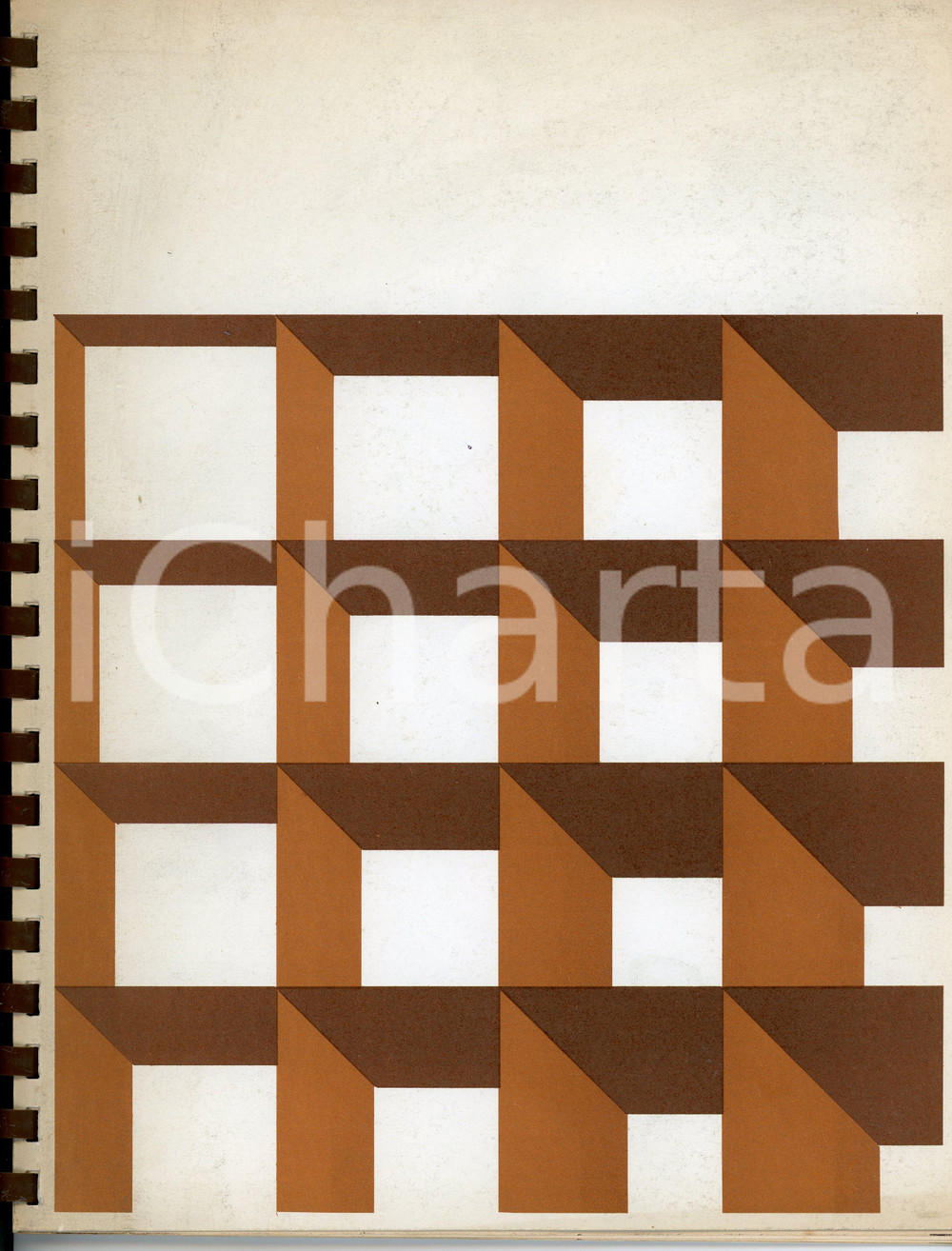 Libro, pubblicazione d epoca 1973 Andrea MAURIZI  MONTEDISON Sistema esposizione componibile . Relazione 1