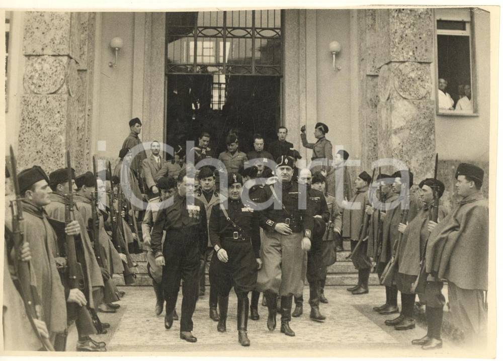 Fotografia d epoca originale 1933 MILANO Inaugurazione Ospedale XXVIII Ottobre Achille STARACE Rino PARENTI 1