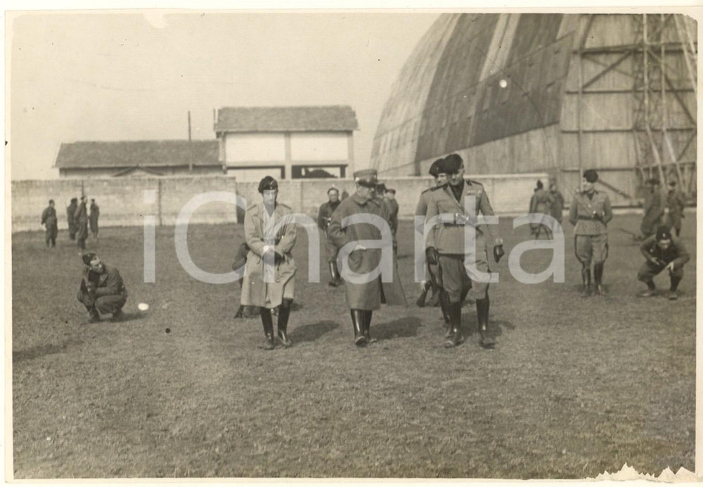 Fotografia d epoca originale 1932 MILANO Col. PONETTI Comandante Bersaglieri alle esercitazioni MVSN Ciclisti 1