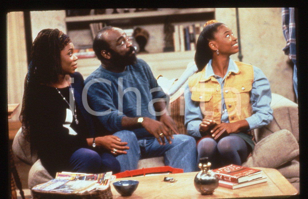 Fotografia d epoca originale 35mm vintage slide 1993 WHERE I LIVE Sullivan WALKER e Lorraine TOUSSAINT 1