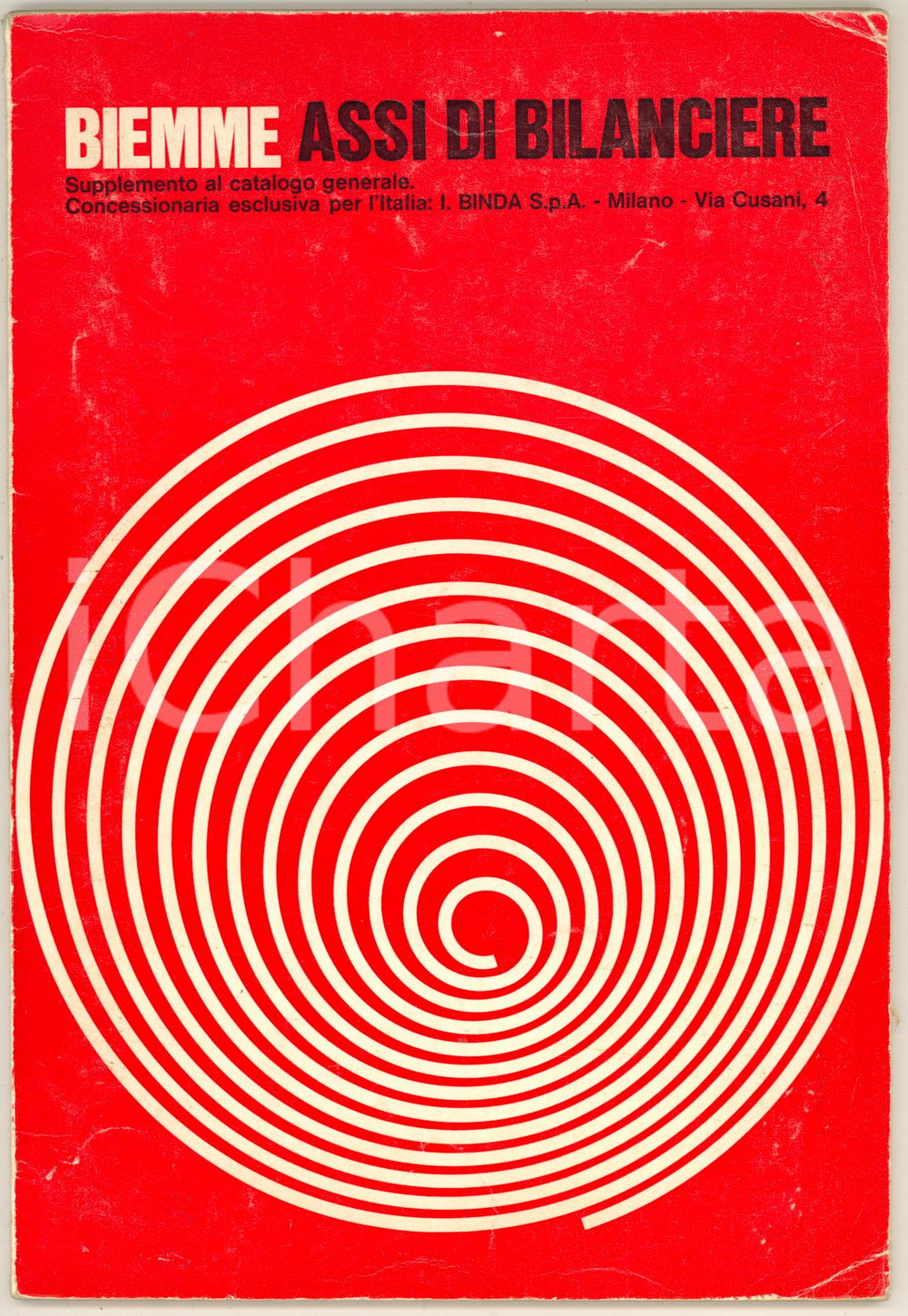 Materiale pubblicitario d’epoca 1970 ca MILANO  BIEMME Assi di bilanciere  Catalogo 42 pp. 1