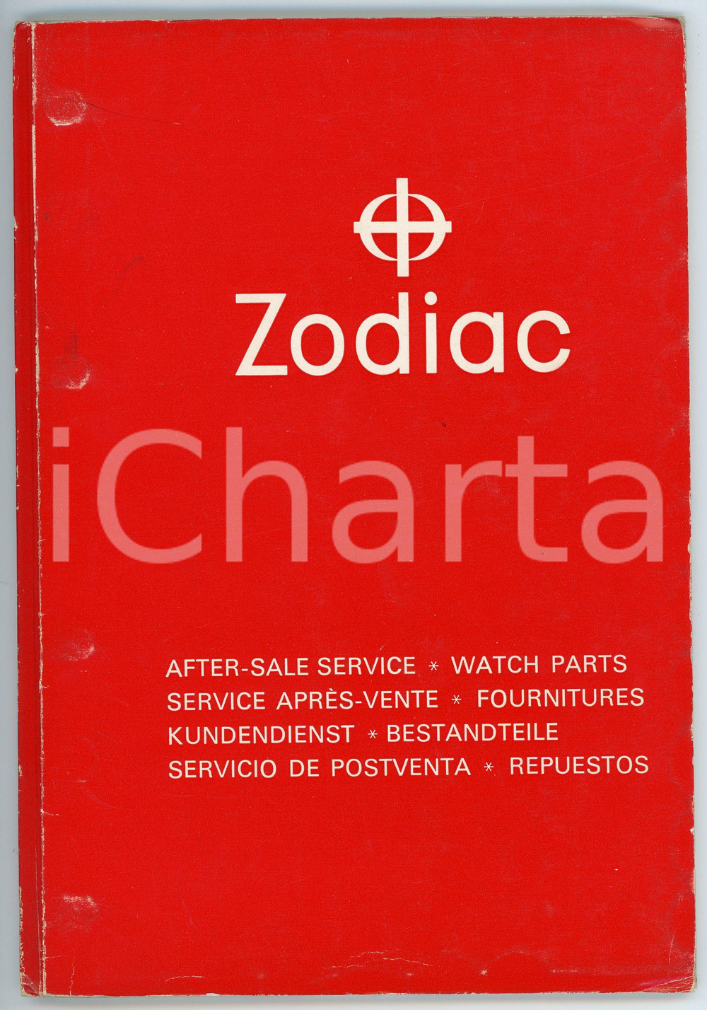 Libro, pubblicazione d epoca 1970 ca SUISSE  ZODIAC Watches  After sale service  watch parts  Catalogue 1