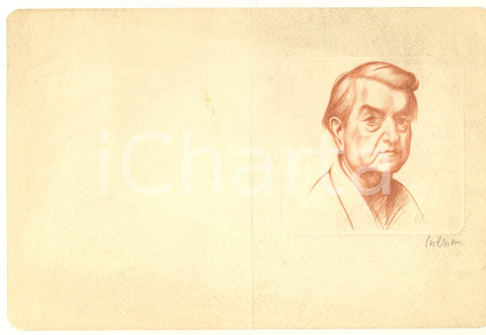 Autografo originale BOLAFFI ARTE  Autoritratti firmati  Gregorio SCILTIAN 3342/5000 Autografo 1