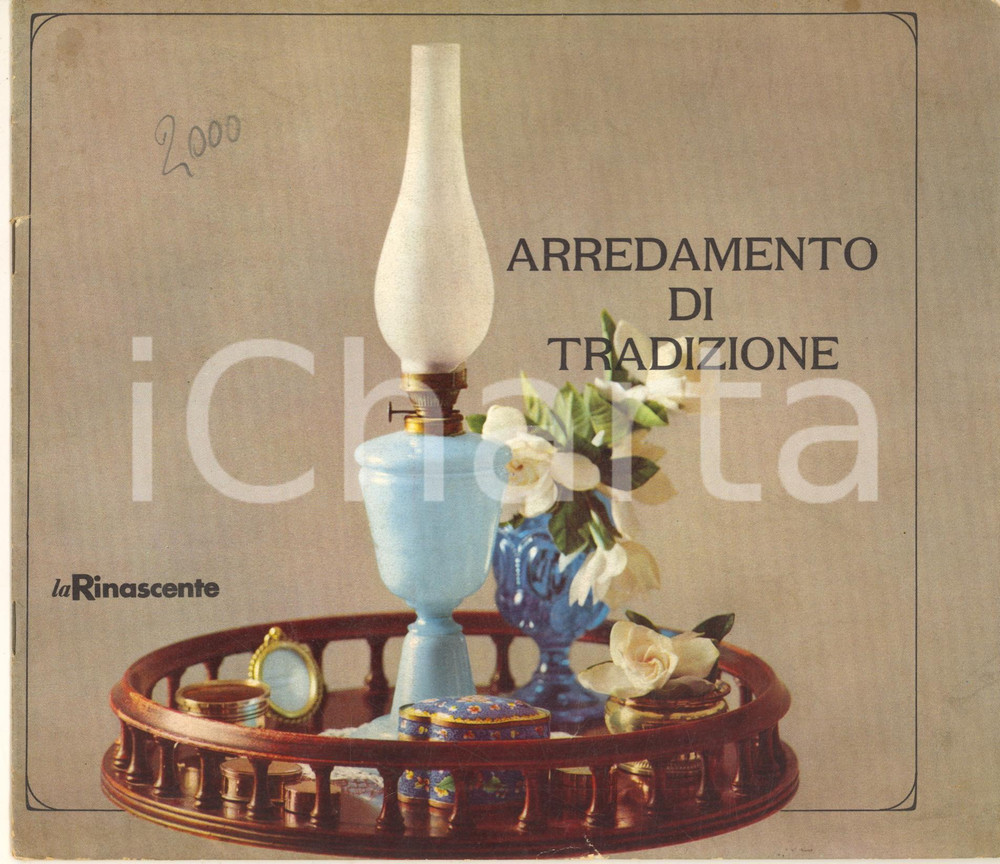 Materiale pubblicitario d’epoca 1963 MILANO  LA RINASCENTE  Arredamento di tradizione Catalogo ILLUSTRATO 1