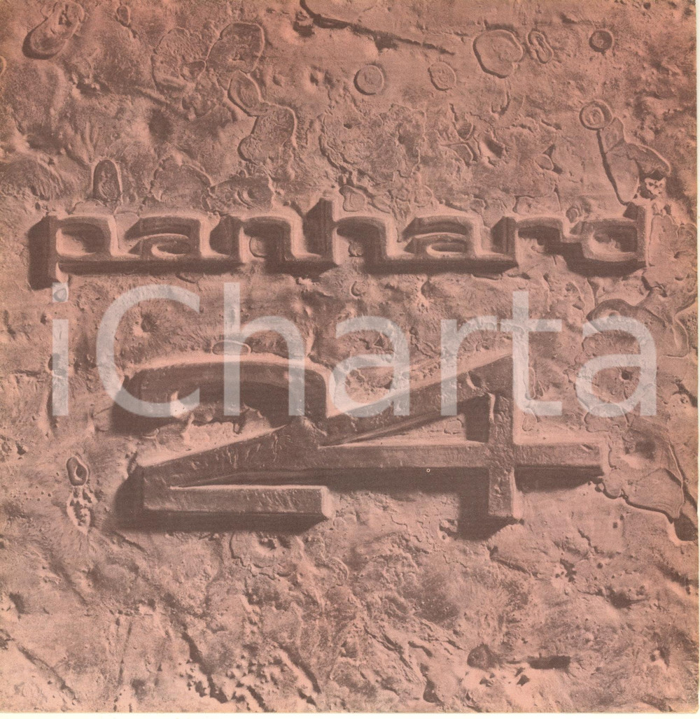 Materiale pubblicitario d’epoca 1965 ca AUTOMOBILISMO FRANCIA  Auto PANHARD 24 Pieghevole illustrato 1