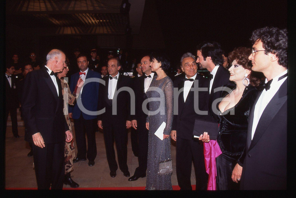 Fotografia d epoca originale 1995 FESTIVAL CANNES  Cast del film JEFFERSON IN PARIS 35mm VINTAGE SLIDE 2 1