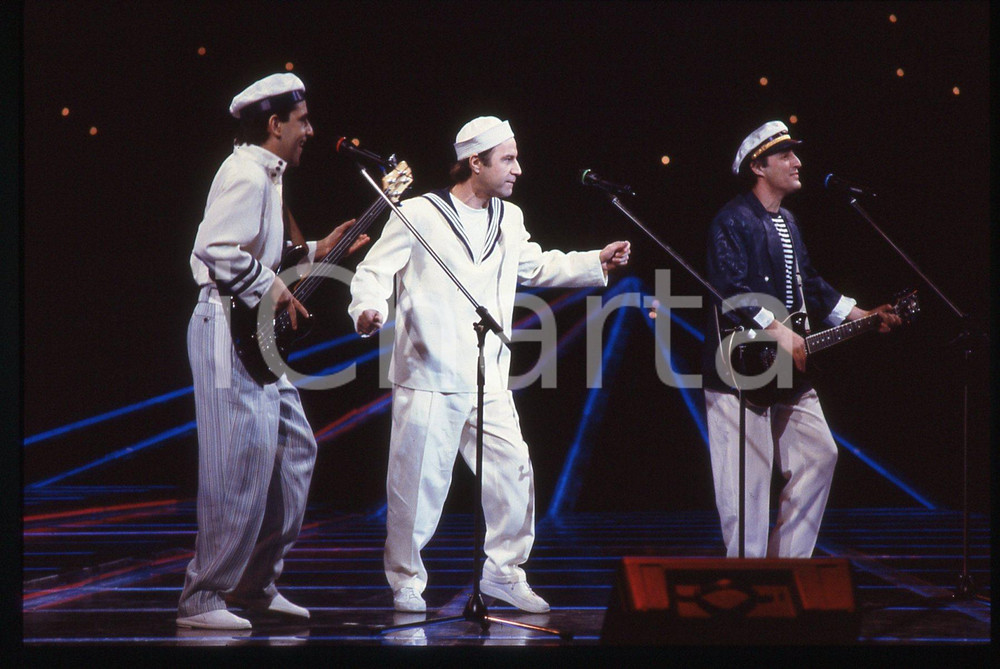 Fotografia d epoca originale 1988 DUBLINO  MFÖ  EUROVISION SONG CONTEST 35mm VINTAGE SLIDE 1