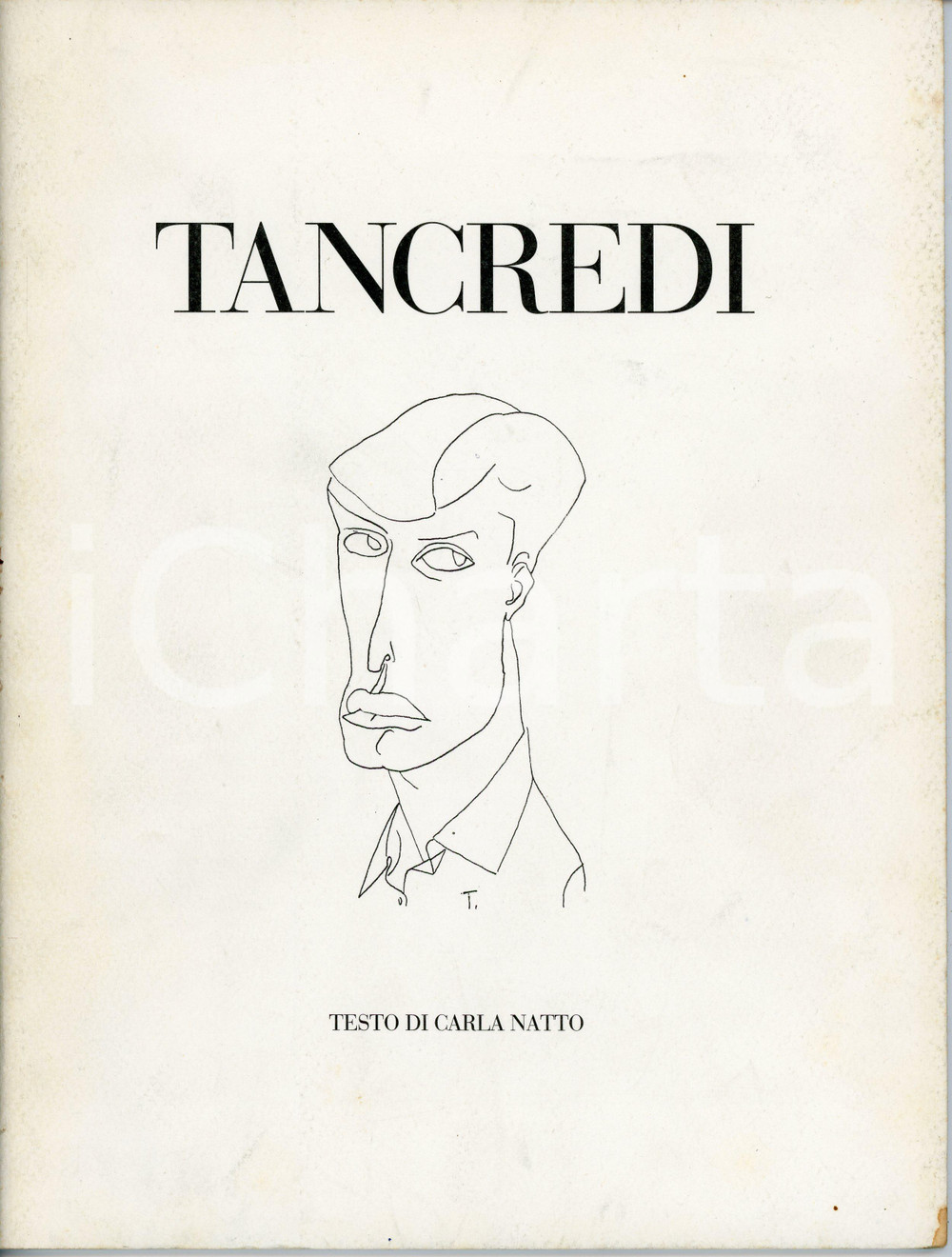 Libro, pubblicazione d epoca 1989 MILANO Studio Steffanoni TANCREDI PARMEGGIANI di Carla NATTO Catalogo 1