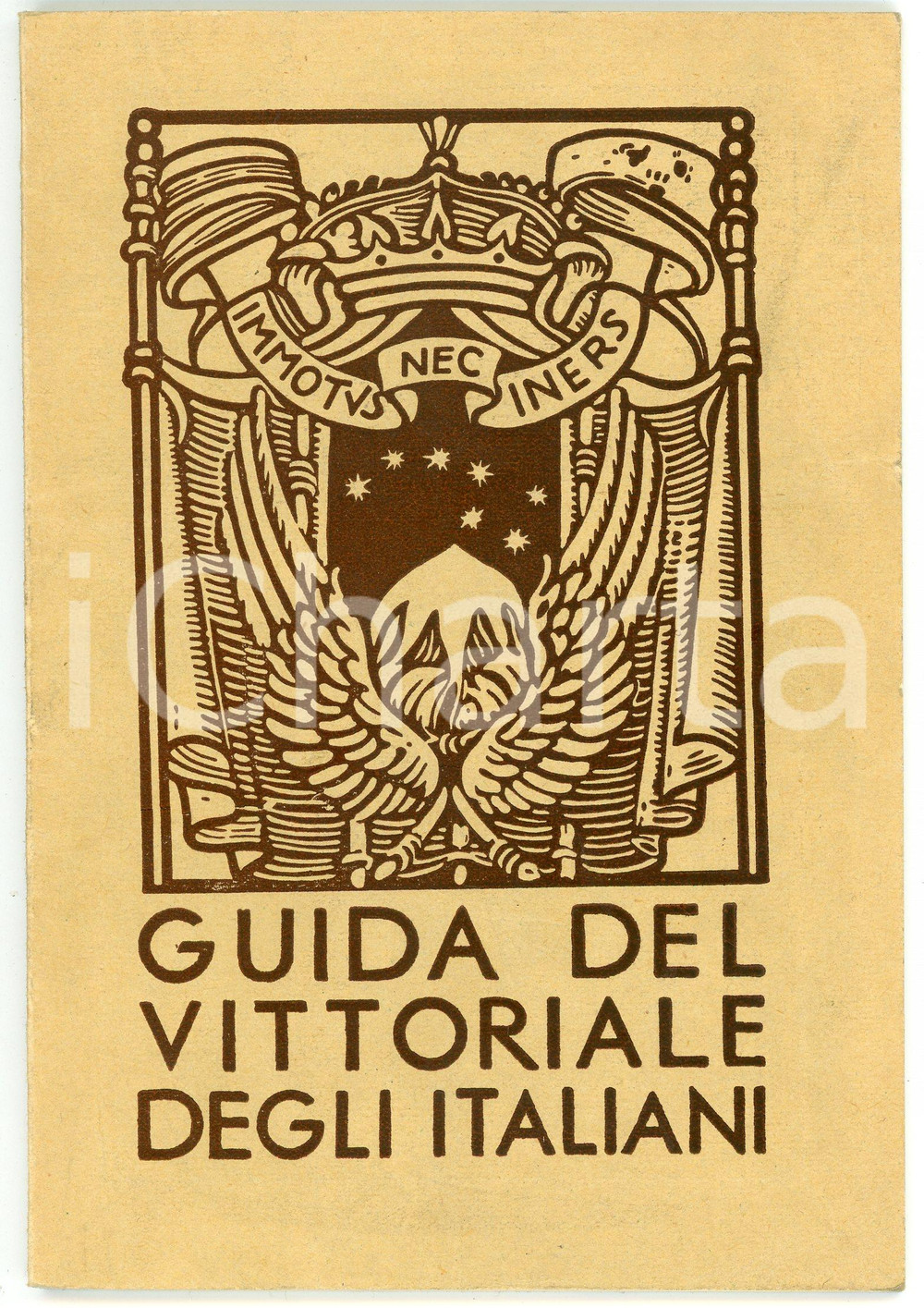 Libro, pubblicazione d epoca 1952 Antonio BRUERS Il Vittoriale degli italiani  Breve Guida Ist. Poligrafico 1