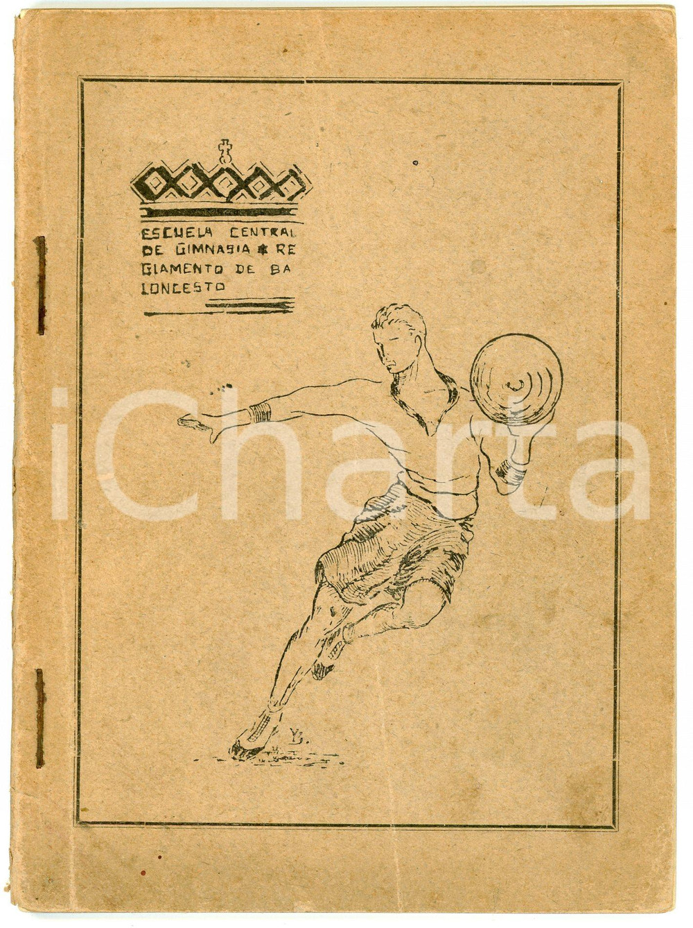 Libro, pubblicazione d epoca 1928 TOLEDO Escuela central de gimnasia  Reglamento de baloncesto BASKET 1