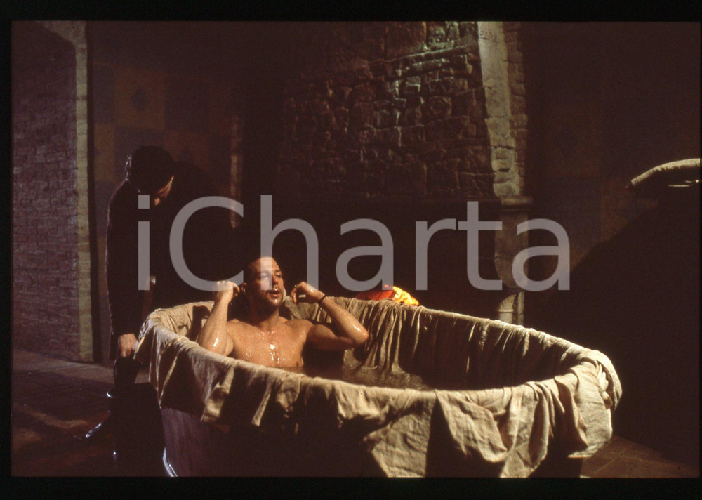 Fotografia d epoca originale 1989 FRANCESCO  Mickey ROURKE in una scena del film 35mm VINTAGE SLIDE 4 1