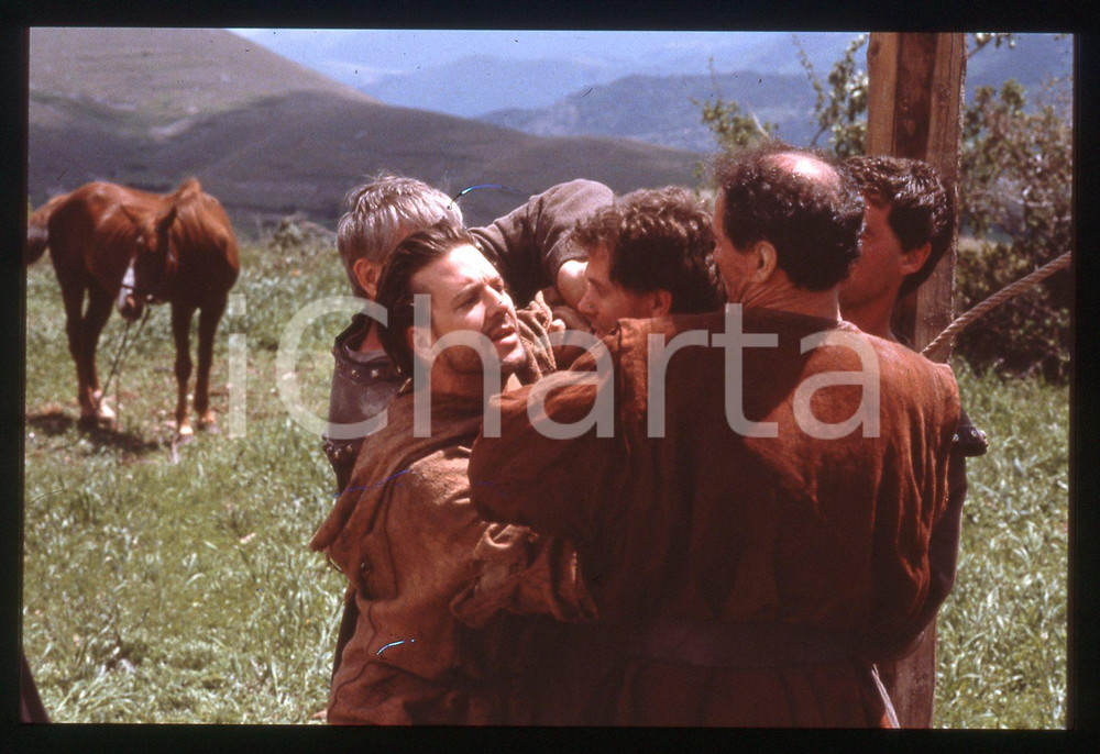 Fotografia d epoca originale 1989 FRANCESCO  Mickey ROURKE in una scena del film 35mm VINTAGE SLIDE 8 1