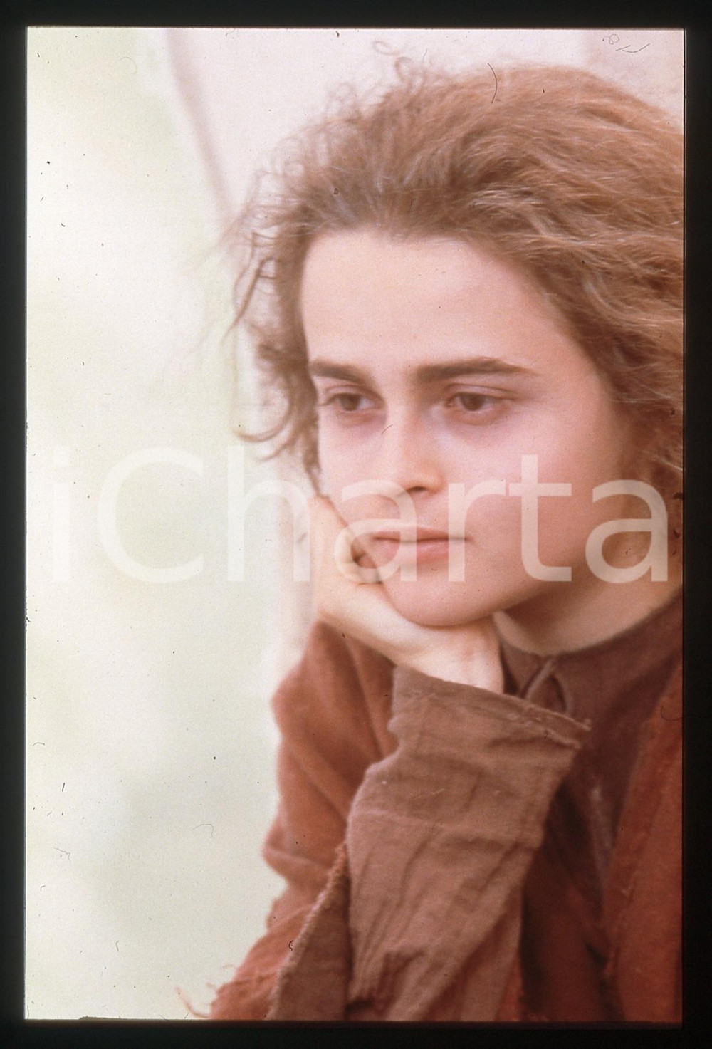 Fotografia d epoca originale 1989 FRANCESCO Helena BONHAM CARTER in una scena del film 35mm VINTAGE SLIDE 2 1