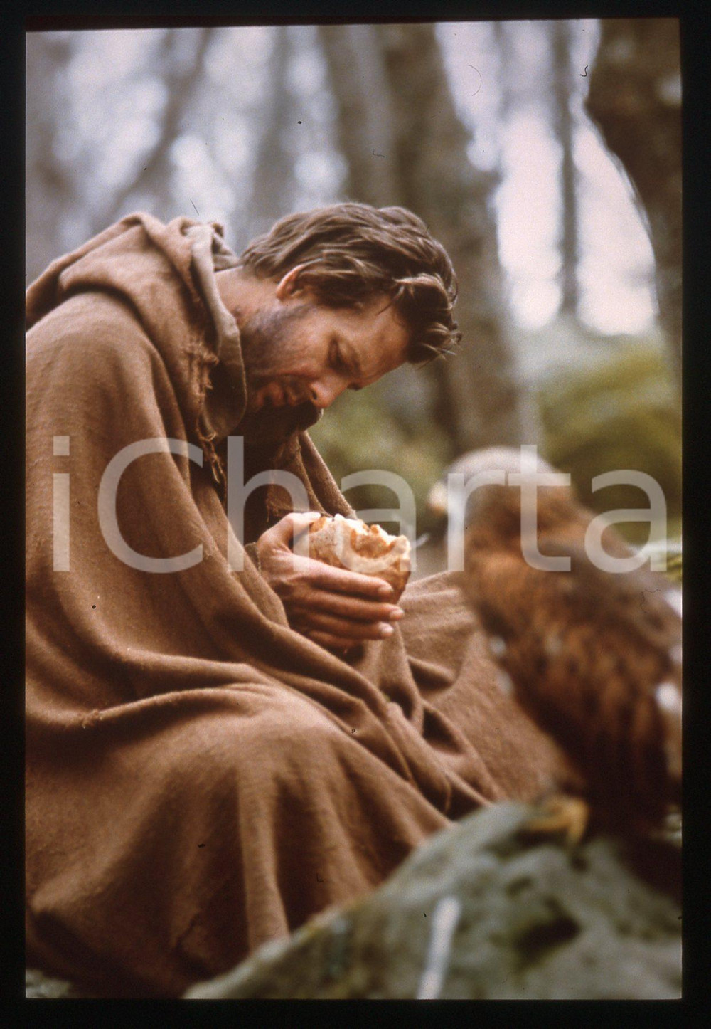 Fotografia d epoca originale 1989 FRANCESCO  Mickey ROURKE in una scena del film 35mm VINTAGE SLIDE 13 1