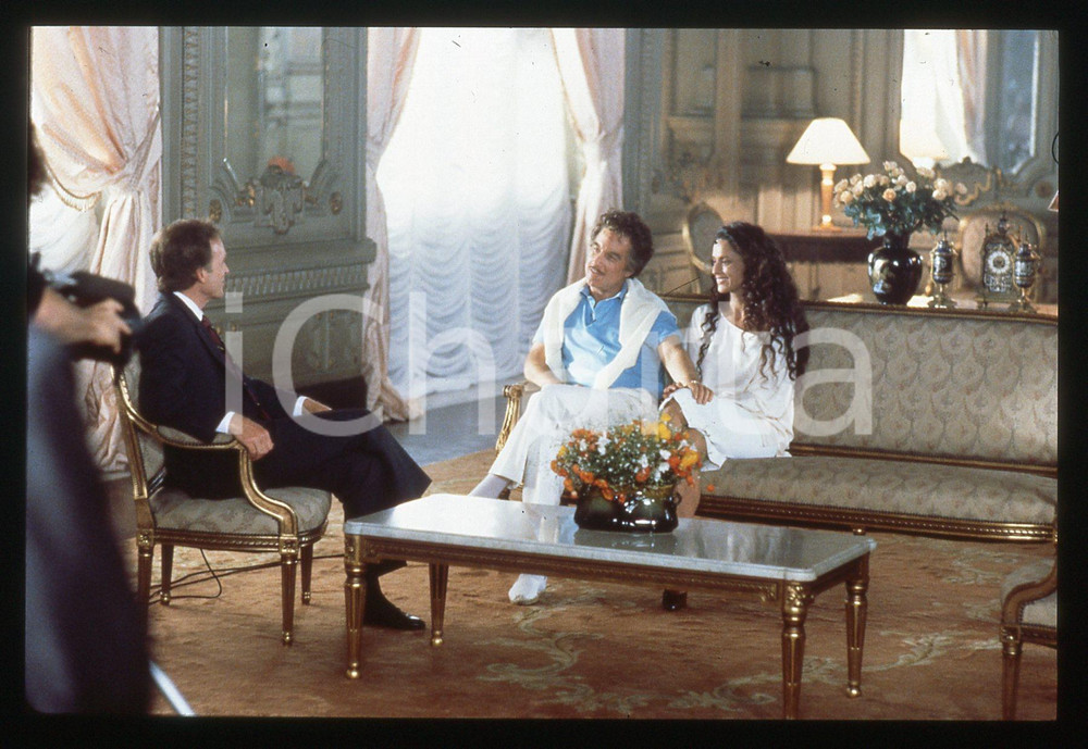 Fotografia d epoca originale 1988 MOON OVER PARADOR  Sonia BRAGA e Richard DREYFUSS 35mm VINTAGE SLIDE 1