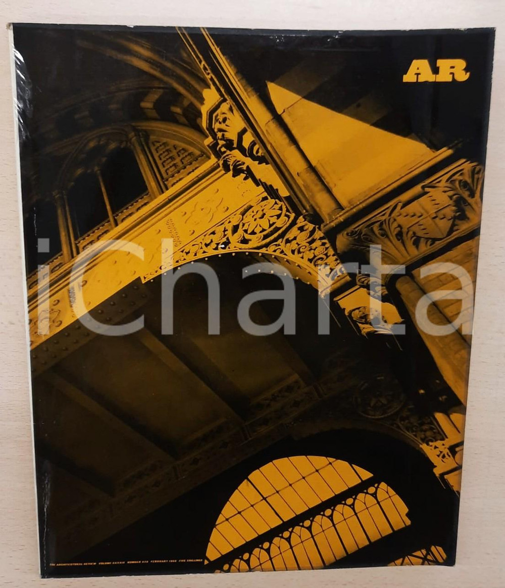 Giornale, rivista storica February 1966 THE ARCHITECTURAL REVIEW Edoardo Persico  British stations n. 828 1