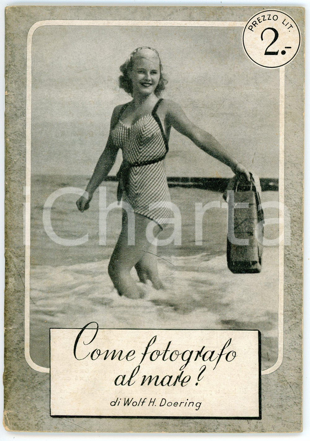 Libro, pubblicazione d epoca 1940 Wolf H. DOERING Come fotografo il mare? Libretto AGFA 1 1