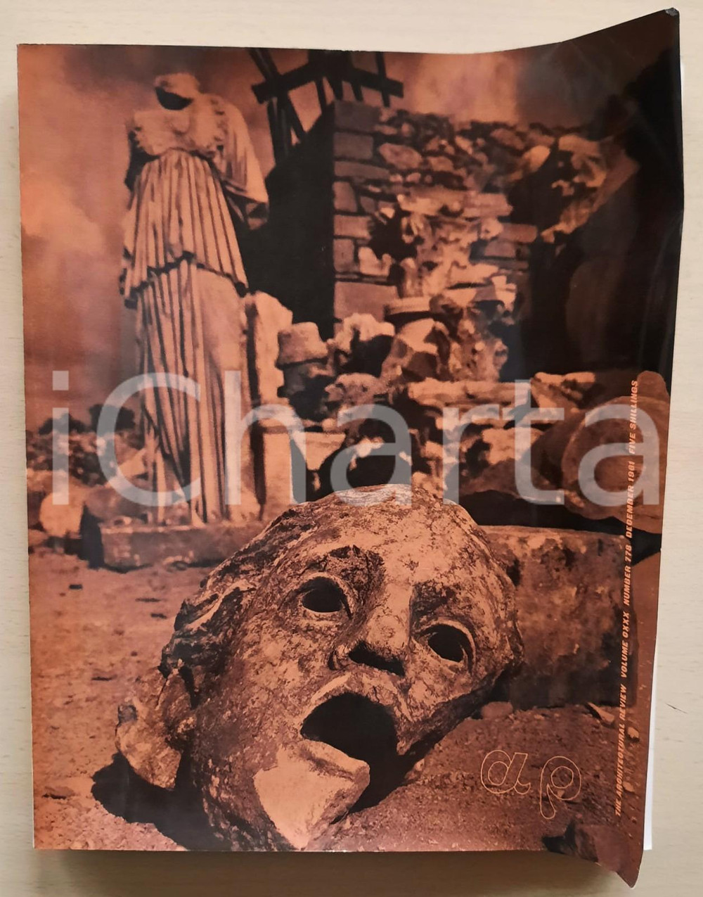 Giornale, rivista storica December 1961 THE ARCHITECTURAL REVIEW Motels in Greece  no. 778 1