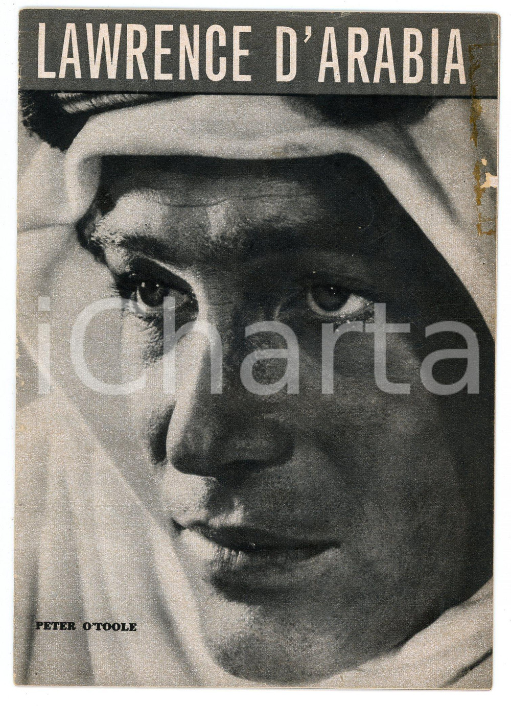 Materiale pubblicitario d’epoca 1963 LAWRENCE D ARABIA Ufficio stampa CEIAD  COLUMBIA Pubblicazione 1