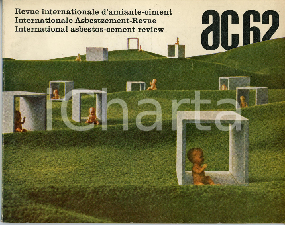 Giornale, rivista storica 1971 AC62 International asbestoscement review  Pubblicazione ETERNIT 1