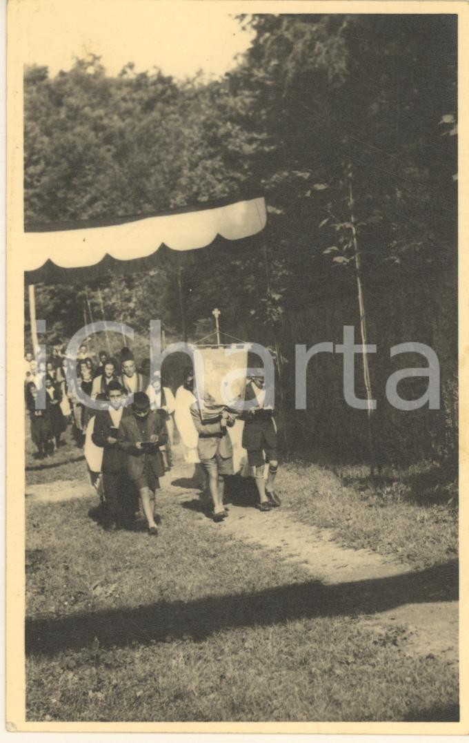 Fotografia d epoca originale 1952 COLLE BRIANZA / Eremo S. Genesio  Festa di San Genesio Foto 8x13 1 1