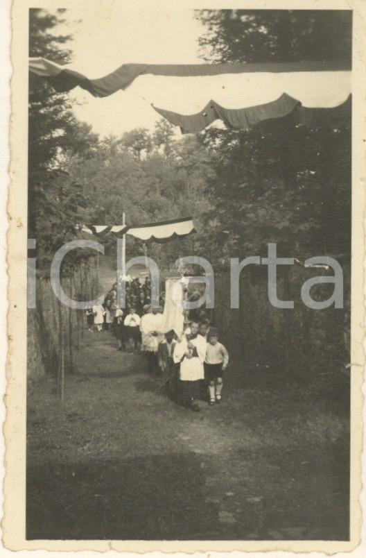 Fotografia d epoca originale 1952 COLLE BRIANZA / Eremo S. Genesio  Festa di San Genesio Foto 7x10 2 1