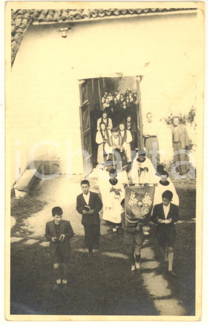 Fotografia d epoca originale 1952 COLLE BRIANZA / Eremo S. Genesio  Festa di San Genesio Foto 8x14 3 1