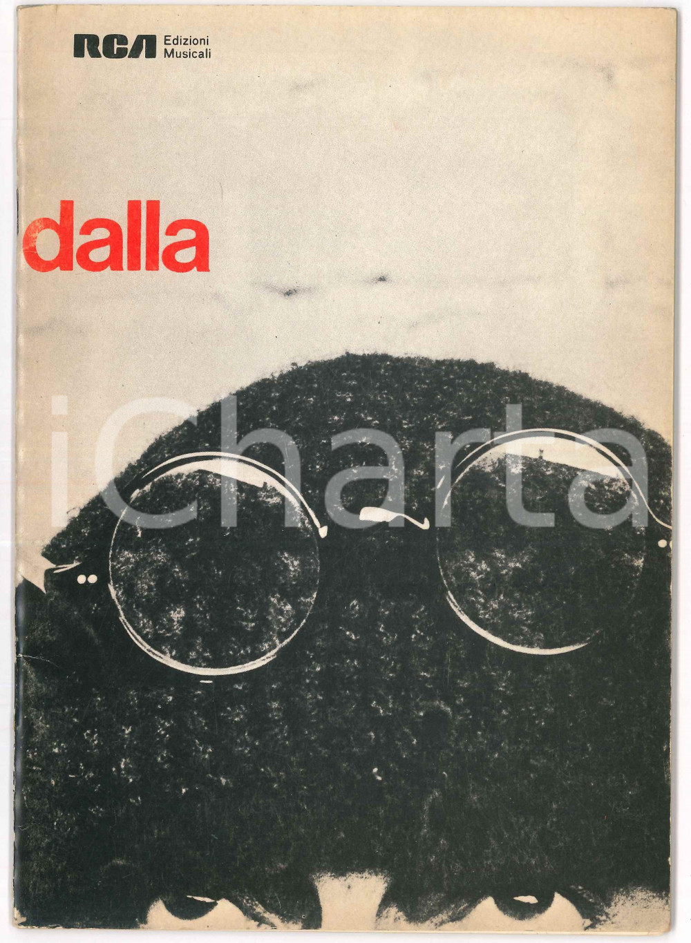 Oggetto da collezione cartaceo 1980 Lucio DALLA Dalla Raccolta di testi e spartiti  Edizioni musicali RCA 1