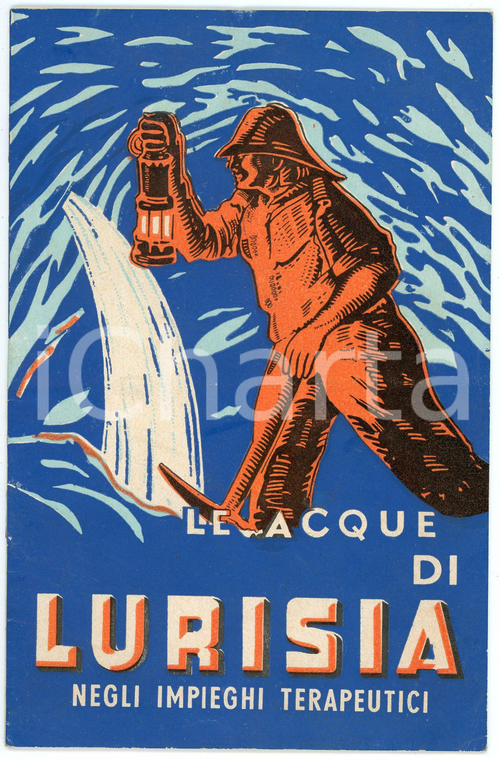 Libro, pubblicazione d epoca 1972 Pietro CIGNOLINI Le acque di LURISIA negli impieghi terapeutici 1