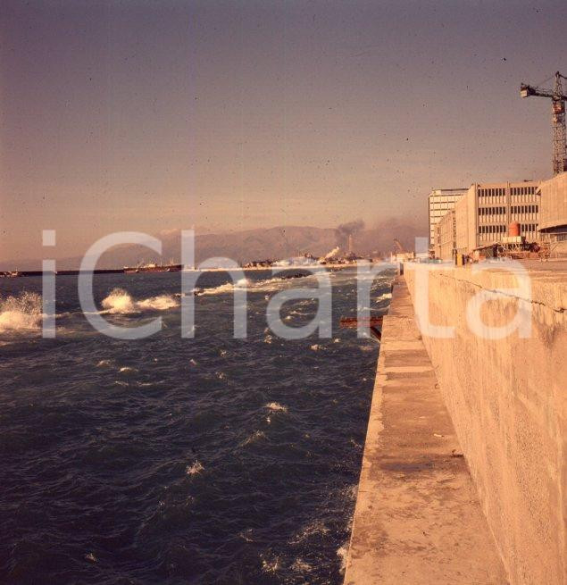Fotografia d epoca originale 1965 ca GENOVA Padiglioni della Fiera verso il mare POSITIVO ORIGINALE 1 1