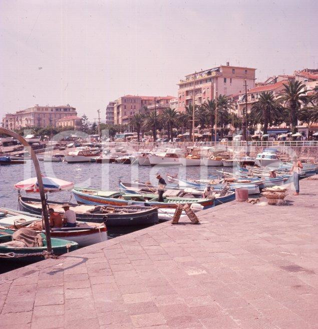 Fotografia d epoca originale 1965 ca SANREMO Vista sul porto POSITIVO ORIGINALE 1